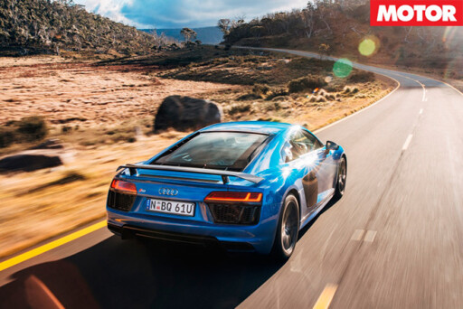 Audi R8 V10 Plus review rear