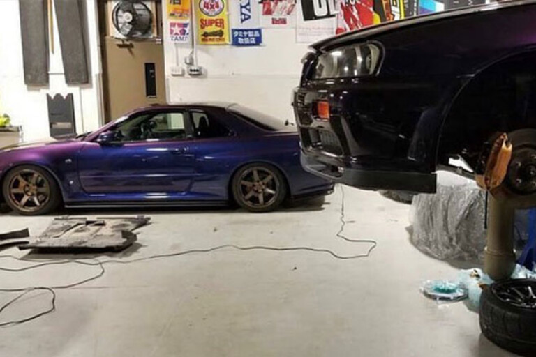 R34 GT-Rs found during police raid
