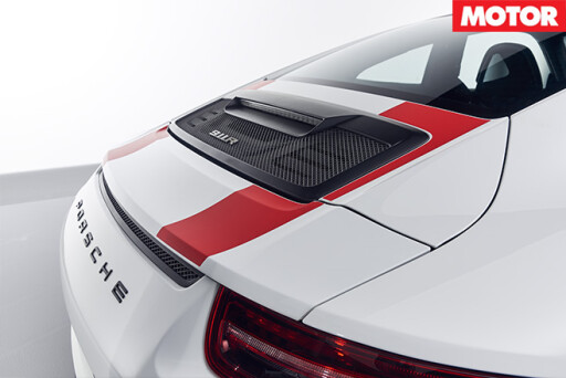 Porsche 911 R rear diffuser