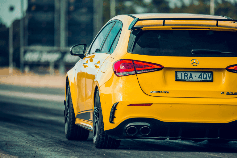 Mercedes-AMG A45 S race track