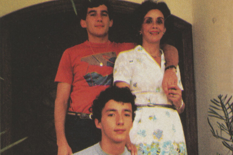 Ayrton Senna Family Jpg