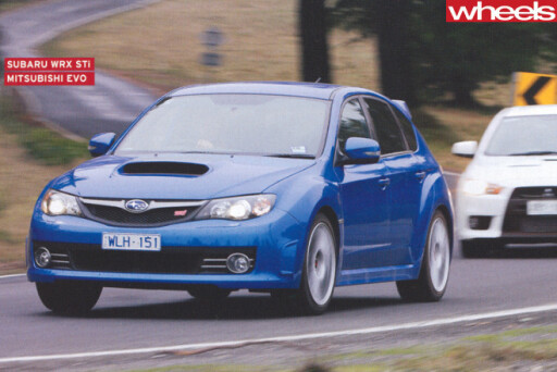 Subaru -WRX-STi -front -driving