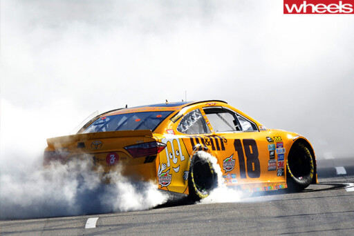 NASCAR-yellow -car