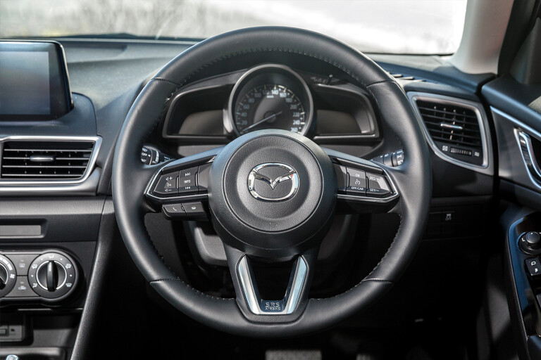 Hatchback Three Way Mazda 3 Interior Steering Wheel Jpg