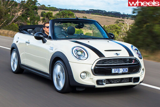 Mini -Cooper -S-convertible -driving -front