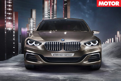 BMW Compact Sedan Concept front