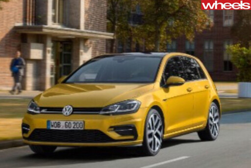 Volkswagen -Golf -front