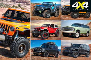 Jeep and Mopar concept vehicles at Moab Easter Jeep Safari