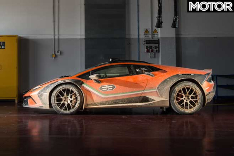 Lamborghini Huracan Sterrato Concept Side Profile Workshop Jpg
