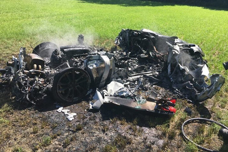 Ferrari F430 Scud goes up in flames on new owner’s first drive
