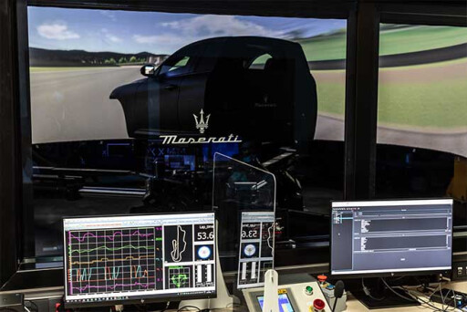 Maserati's dynamic simulator