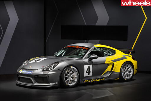 Porsche -Cayman -GT4-front -side