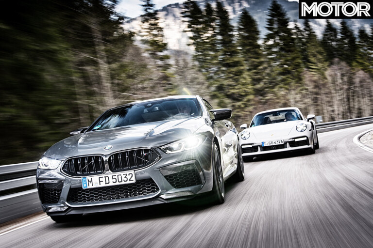  Comparación entre BMW M8 Competition y Porsche turbo S