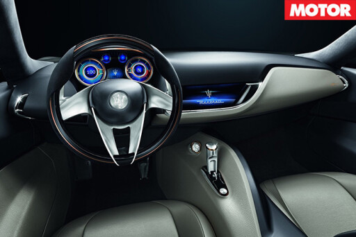 Maserati alfieri concept interior