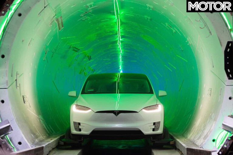 Boring Tunnel Tesla Model X Demonstration Jpg