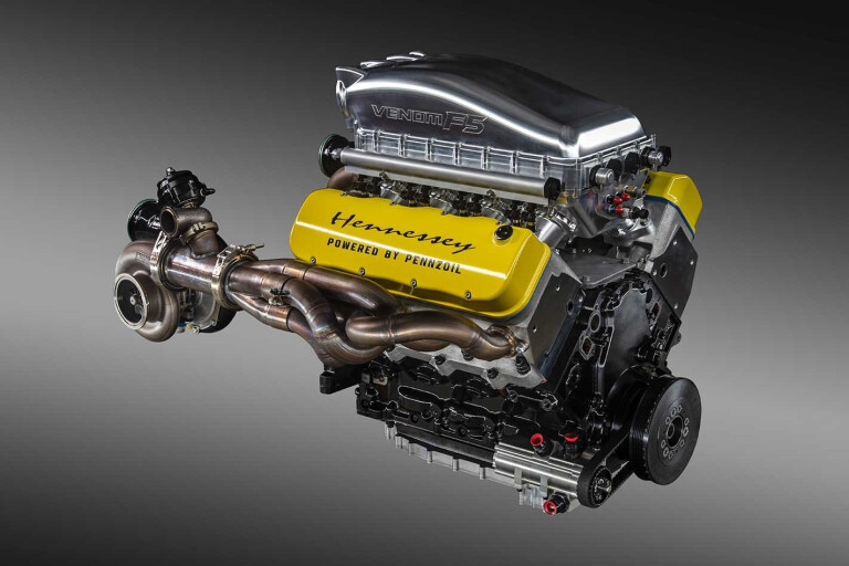 Hennessey Venom F5 1355kW V8 engine explained