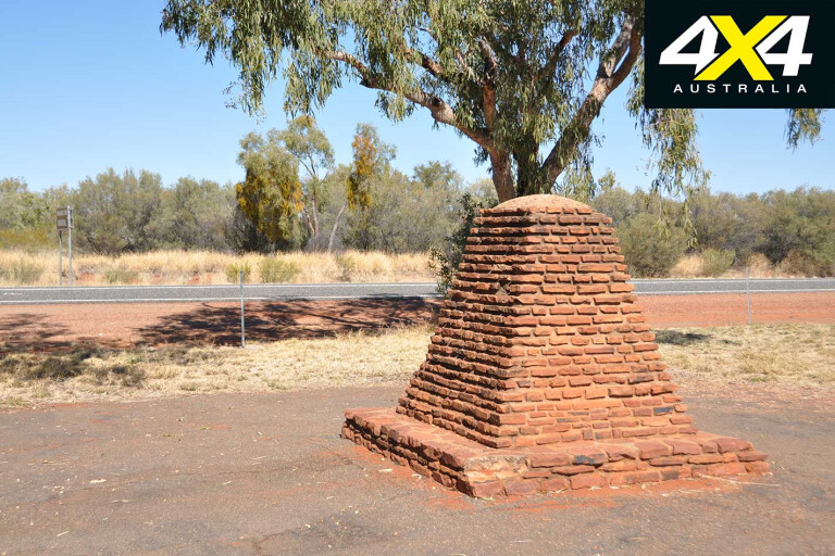 Outback Stuart Monument On The Road Jpg