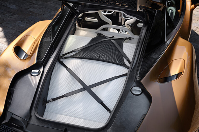 2020 McLaren GT luggage compartment