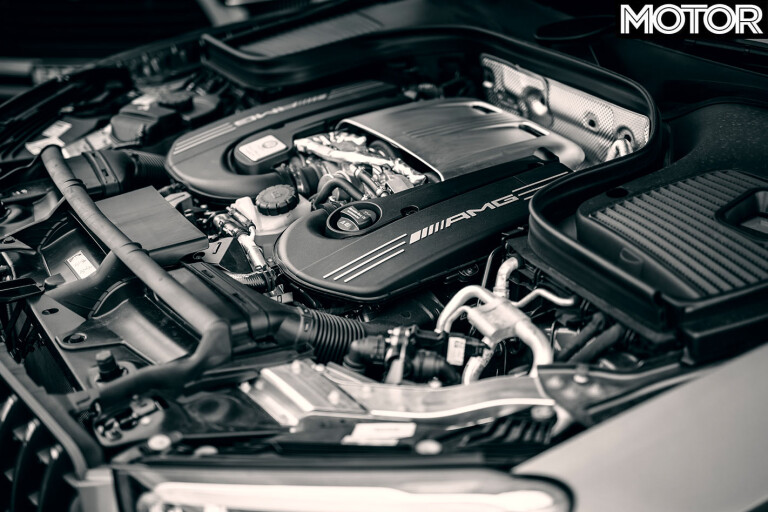 Mercedes-Benz GLC63 S engine bay
