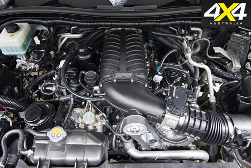 Supercharged Nissan Patrol Y62 engine