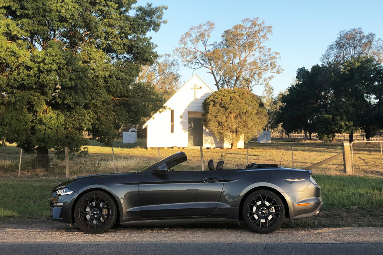 Ford Mustang Convertible Side On Jpg