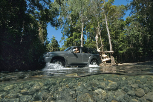 Archive Whichcar Media 1065 Creek Crossing Daintree Bloomfield Track Credit Tourism And Events Queensland