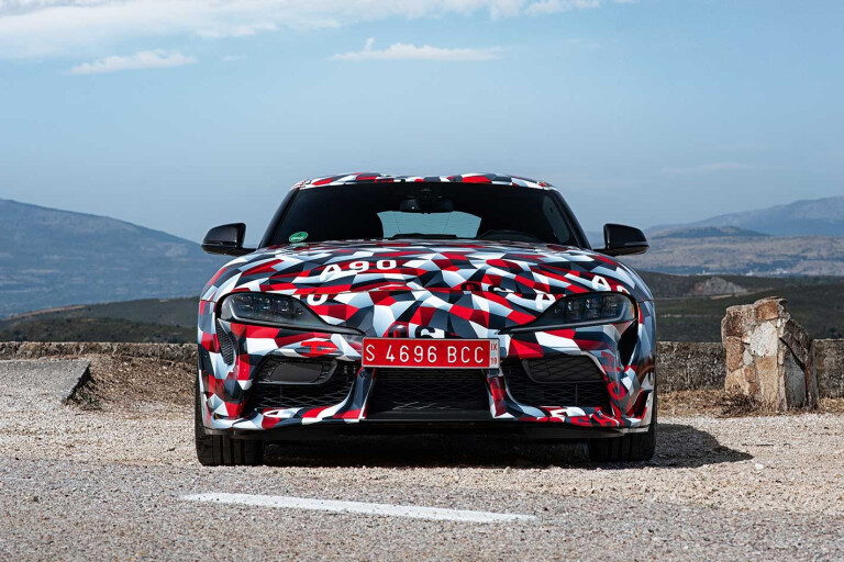 2019 Toyota A90 Supra engine uncovered