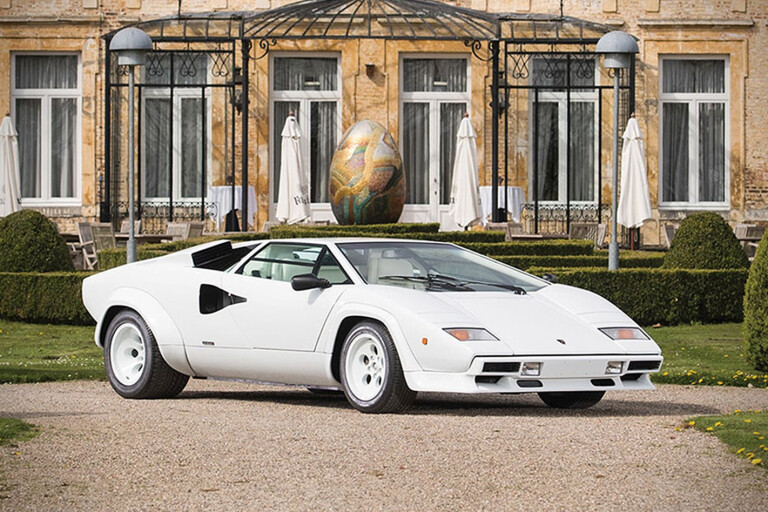 Lamborghini Countach for sale with gold-plated interior