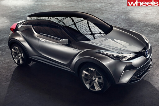 Toyota -CH-R-Concept -top -front -side
