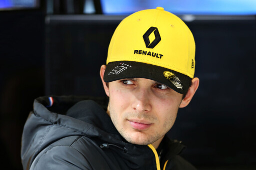 Renault F1 racer Esteban Ocon