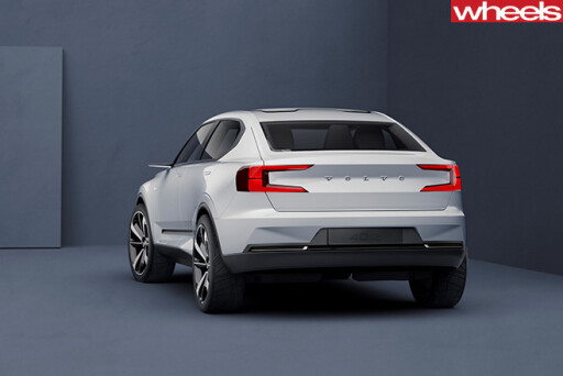 Volvo -concept -car -model -rear