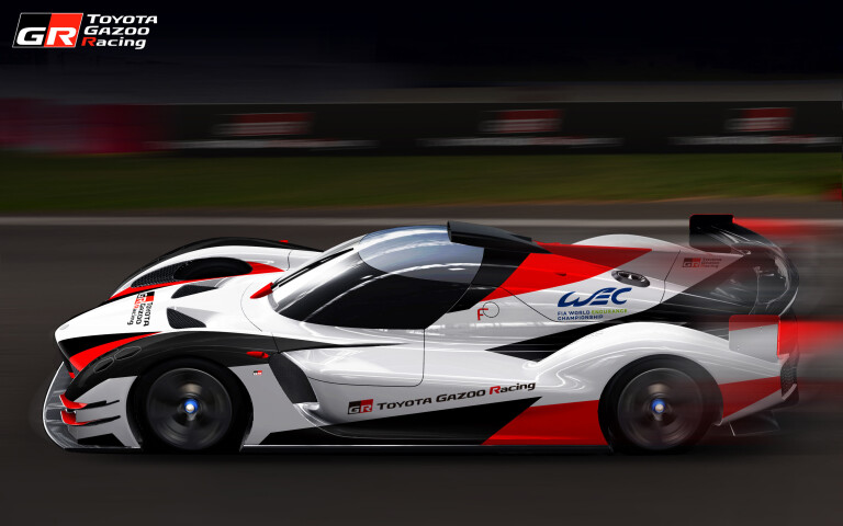 Toyota GR Super Sport WEC racer concept art