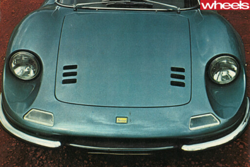 Ferrari -Dino -246-GT-front -nose