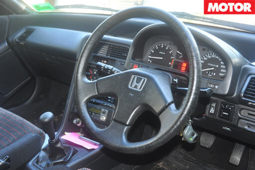 Honda crx interior