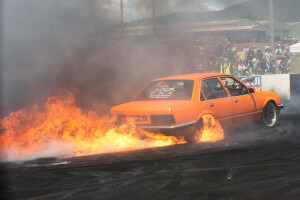 From Hell Commodore burnout fire Summernats