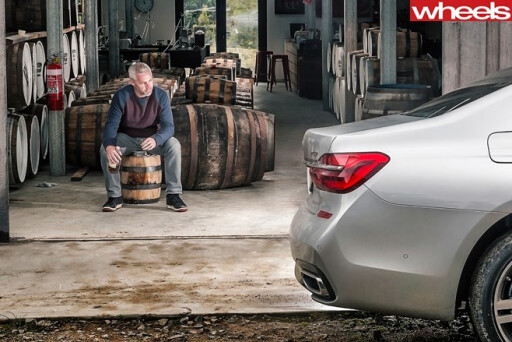 BMW-7-Series -Stephen -Corby -Drinking -Whisky