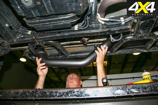 Taipan exhaust system product test installation