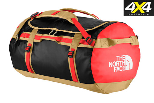 North -face -duffel -bag -red