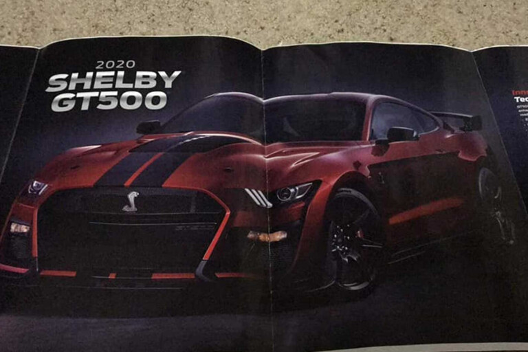2020 Ford Mustang Shelby GT500 leaked again