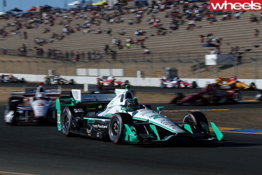 Indycar -race -car -driving -around -track