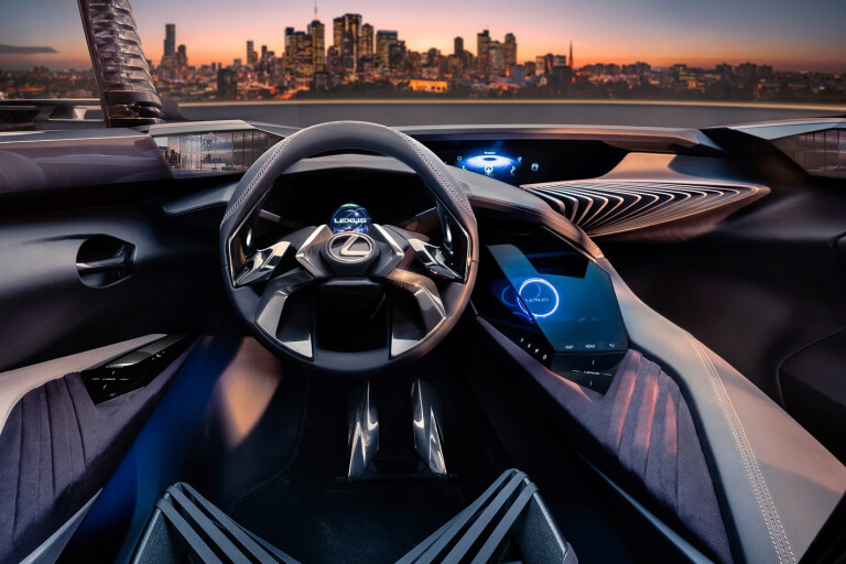 2016 Paris Motor Show: Lexus UX Concept dashboard