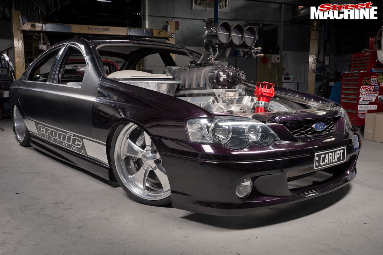Blown And Injected 2003 Ford Ba Falcon Xr8 In The Build