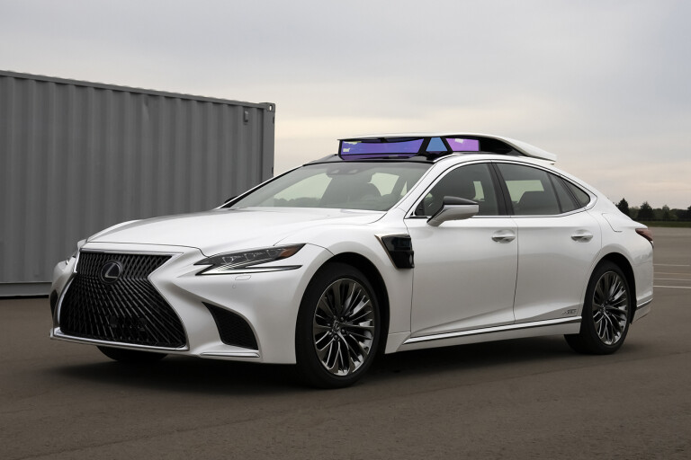 Toyota TRI-AD level 4 autonomous prototype Lexus LS