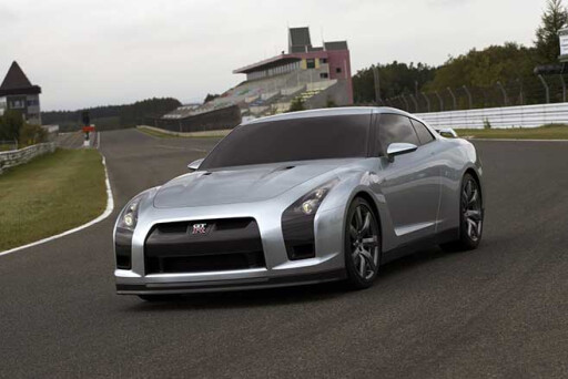 Nissan R35 GT-R prototype revealed at 2005 Tokyo Motor Show.
