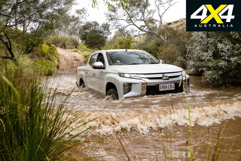 2020 4 X 4 Of The Year Mitsubishi Triton GLS Water Crossing Jpg