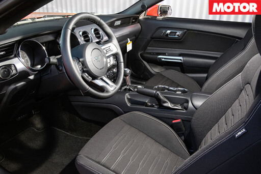 Mustang GT interior