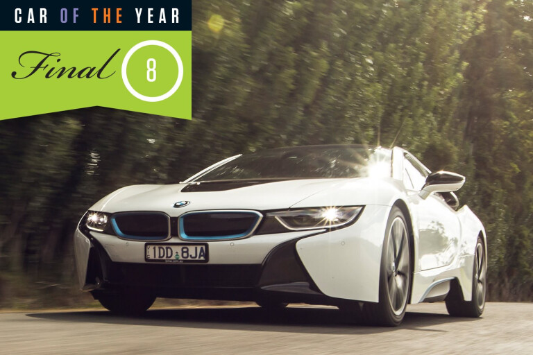 2016 Wheels Car of the Year finalist BMW i8
