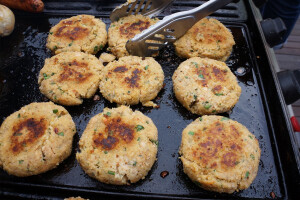 Recipe: Moroccan flavoured salmon and couscous patties