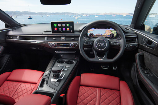 2017 Audi S5 coupe interior