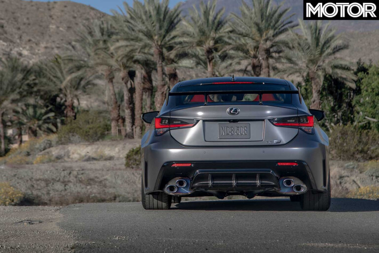 2019 Lexus RC F Track Edition Rear Tail Jpg